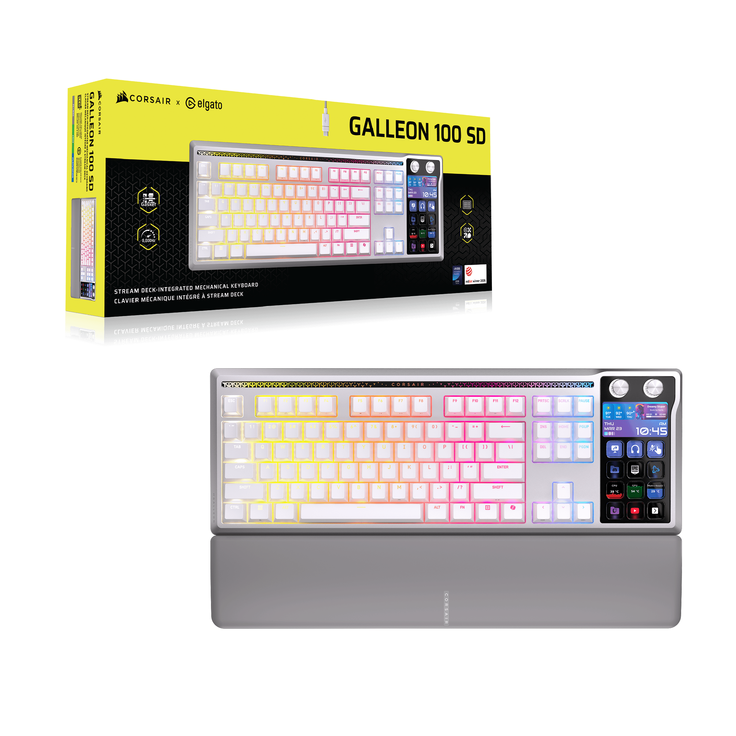 GALLEON 100 SD Stream Deck-Integrated Mechanical Keyboard (NA)